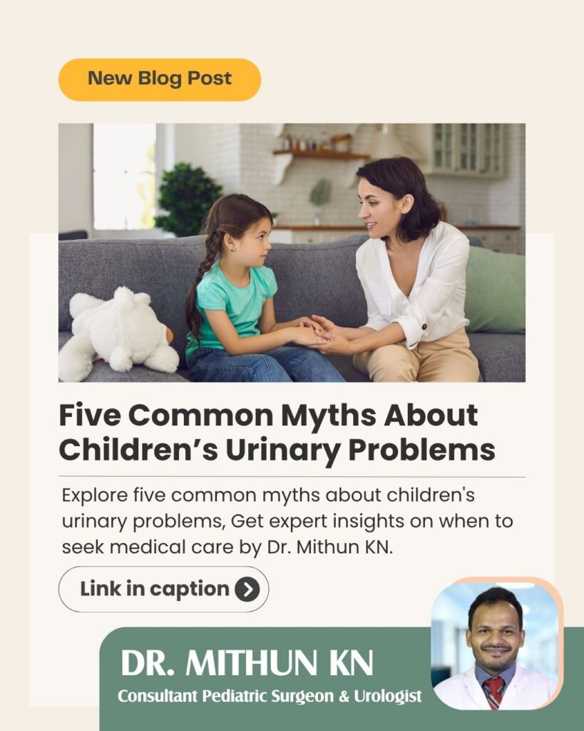 Five Common Myths About Children’s Urinary Problems